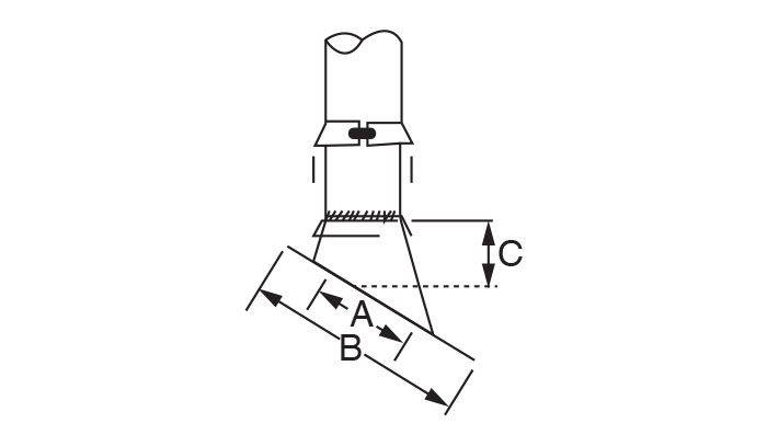 Adjustable Roof Flashing 30° to 45°